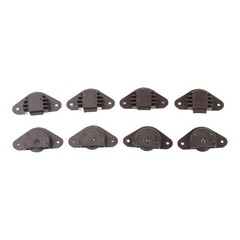 48PCS Cabinet Sliding Door Pulley Set for Wardrobe Smooth Sliding 57MM ABS
