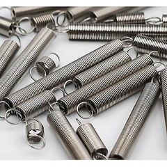 304 Stainless Steel Expansion Spring Extension Tension Spring Wire Dia 0.7mm-1mm