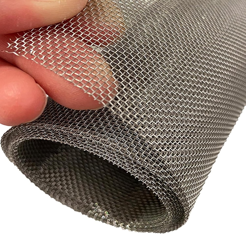 304 Stainless Steel Wire Mesh Screen,15.7 X 59 Inches, 1Mm Hole 20 Mesh, No Rust