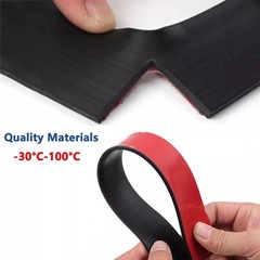 Self Adhesive Rubber Strip Pads Adhesive Backed Solid Seals Gasket Various Sizes