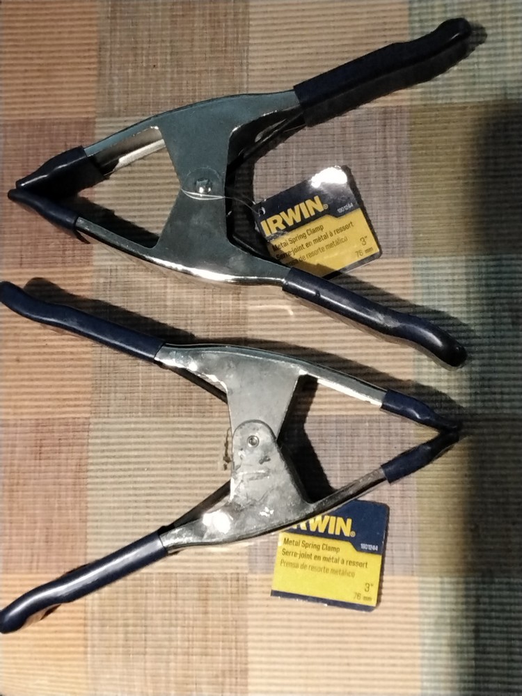 Lot of 2 Irwin Metal Spring Clamp 3″ / 76mm