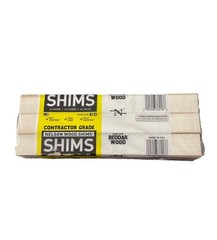Nelson Contractor Grade Wood Shims 0.25-in x 1.25-in x 11.75-in 42 Pk Wood Shims