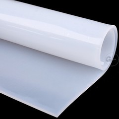 Clear Translucent Soft Silicone Rubber Sheet High Temp Mat Plate Various Size