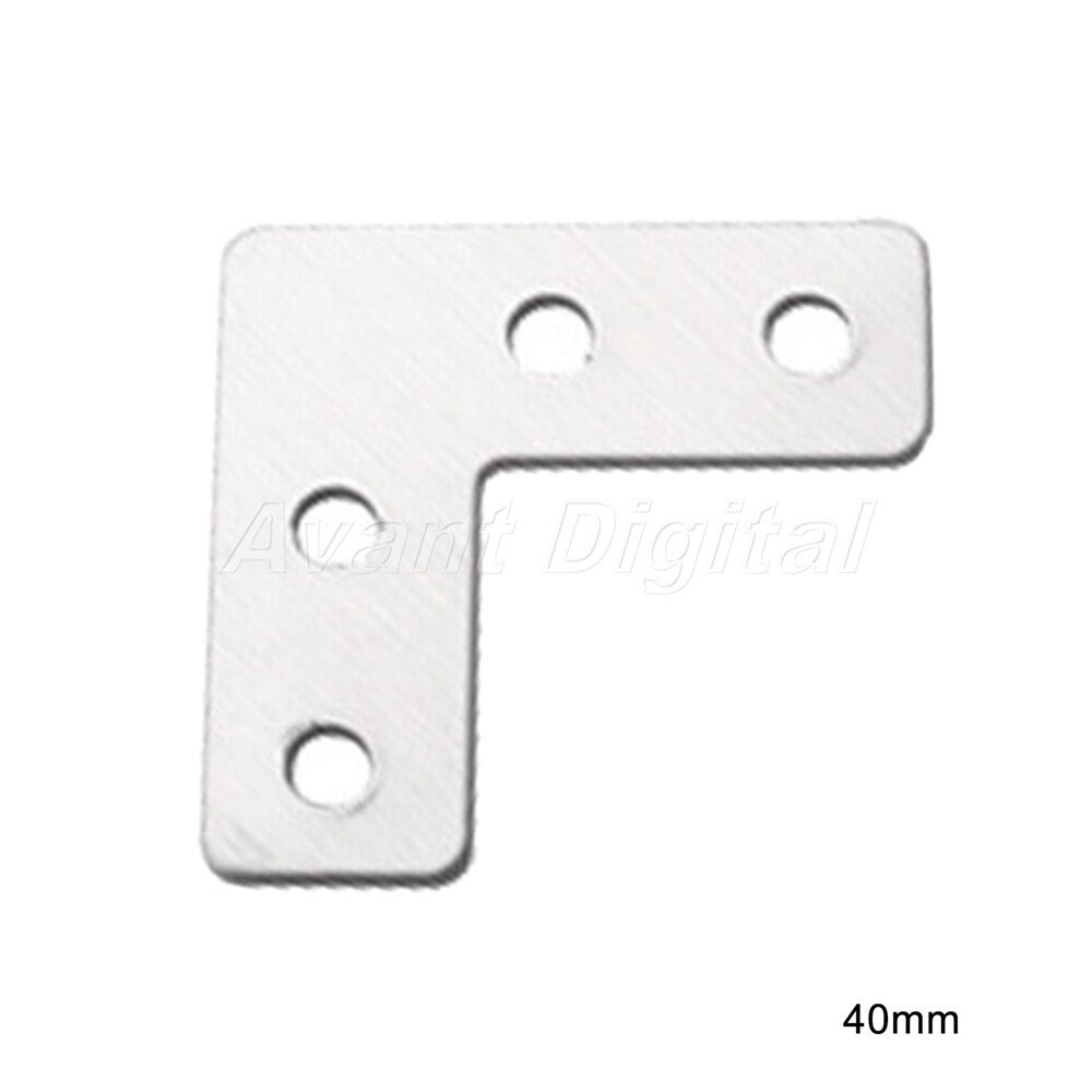 Plain Angle Bracket Satin L Type Board Support Corner Bracket Fittings Connector