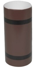 Trim Coil, White/Brown Painted Aluminum, 10 In. x 10 Ft. – 69410