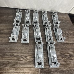 12-Pack of OZCO Lot of Ozco 50110 WAP-OZ Steel-to Wood Fence Brackets 2-3/8″