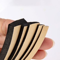 EPDM Neoprene Self Adhesive Backed Foam Sponge Strip Roll Sheet Tape Sticky Seal