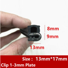 Car Door Cabinet Rubber Edge Trim Seal Strip Sealing Strip U Shape + O Shape