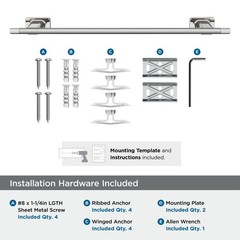 Amerock Bh26614Pnss Polished Nickel/Stainless Steel Towel Bar 18 In 457 Mm