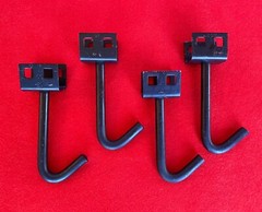 Mobile Home set of 4 Wet Concrete J Hook Swivel Head Anchors