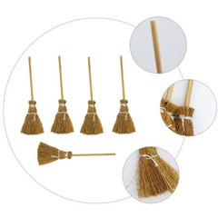 8pcs Mini Brooms Wizard Flying Broom Miniature Brooms for Crafts