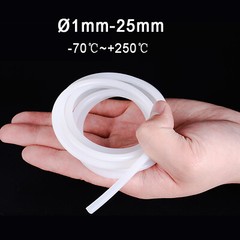 Solid Round Silicone Rubber Seal Strip Sealing Gasket HIGH TEMP Dia Ø1mm – 25mm