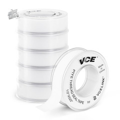 6 Rolls Teflon Tape PTFE High Density 12mm x 13m Hydraulic Faucets Bia Tubes