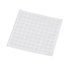 1 Sheet Silicone Rubber Feet Bumpons Clear Round Self Adhesive Anti Slip Circle