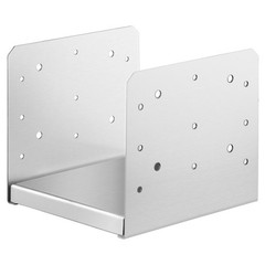 8x8in 7.8×7.3in Adjustable Stainless Steel Post Base Anchor Bracket