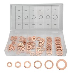 XINGYHENG 110Pcs 6 Kinds 1/4”, 5/16”, 3/8”, 7/16”, 1/2”, 5/8”, Brown