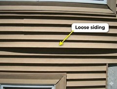 LOOSE SIDING FASTENERS Help Secure Loose Vinyl siding Pack of 40, Metallic