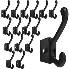 Cbwlwj 16 Pack Heavy Duty Metal Wall Hooks For Hanging Wall Mounted Coat Hooks