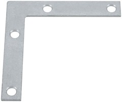 Lot Of 4 – NATIONAL HARDWARE CORNER BRACES N208-785 3″ x 1/2″