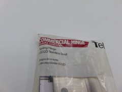 Spring Hinge Square Corner Satin Stainless Steel 3.5″ x 3.5″ Tell New Sealed