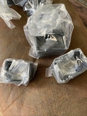 Alxctp Rect Stair Connector Bracket Weathered Black Top 4pk 351133 (S4)