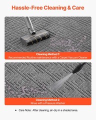 Front Door Mat, 61.5 x 36 in Commercial Floor Mat for Indoor and Outdoor, Modern