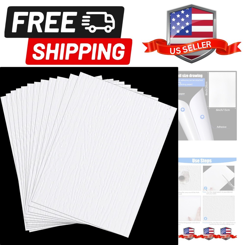 Vinyl Siding Repair Kit 6 x 8 Inch Vinyl Siding Patch Self Adhesive PVC Tape …