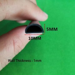Silicone Seal D Profile Draught Excluder Car Door Seal Strip Hollow Edge Guard