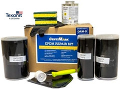 EPDM Roof Patch and Repair Kit – Includes Professional Grade 6″ Wide Flashing, C