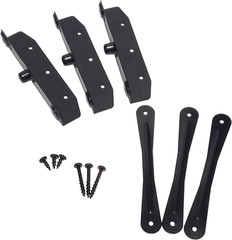 Heavy Duty Stainless Steel Louvers Hardware Kit – Black E-Coated Outdoor Shutter