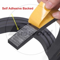 Self Adhesive Backed EPDM Foam Sponge Rubber Strip Roll Tape Sticky Seal 1 -40mm