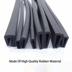 Edge Protection Frame Profile Rubber Edging Trim Seal 1mm~12mm U-profile Slot