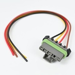 Tail Light Connector Wiring Harness Pigtail Plug for 1988-2000 and Size: 1pcs