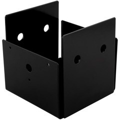 1220VP 5″ x 5-1/2″ x 5-5/8″ Indio Post Base – Black