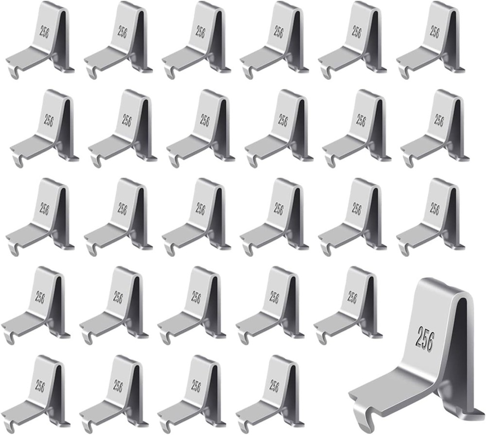 Shelf Clips, Adjustable Supports Clip for 255 Standard Pilaster, Heavy Duty Meta