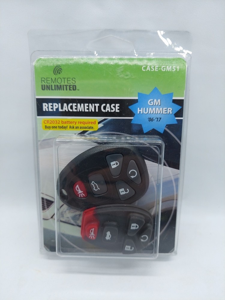 GM Hummer Remote 5-Button Replacement Case Battery NOT Included CASE-GM51