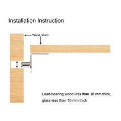 20Pcs 6mm L-Shaped Shelf Support Pegs for Furniture Cabinet Closet