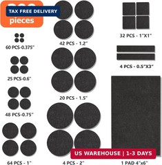 Felt Furniture Pads 300 Pieces, Furniture Pads for Hardwood Floors, Felt Pads fo