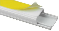 Self Adhesive Cable Mini Trunking long 1m x 3 piece 3m total 9 16 18 25 38mm