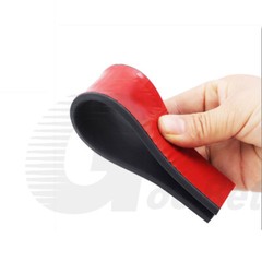 Self Adhesive Backed Solid Rubber Strip Roll Tape Sticky Seal Pads Various Sizes
