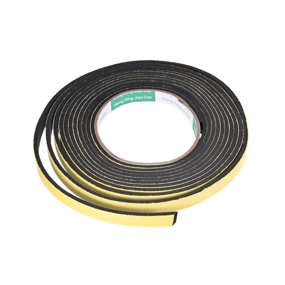 Foam Seal Tape, 10mm Wide 3mm Thick 13 Feet Long Adhesive Weather Strip