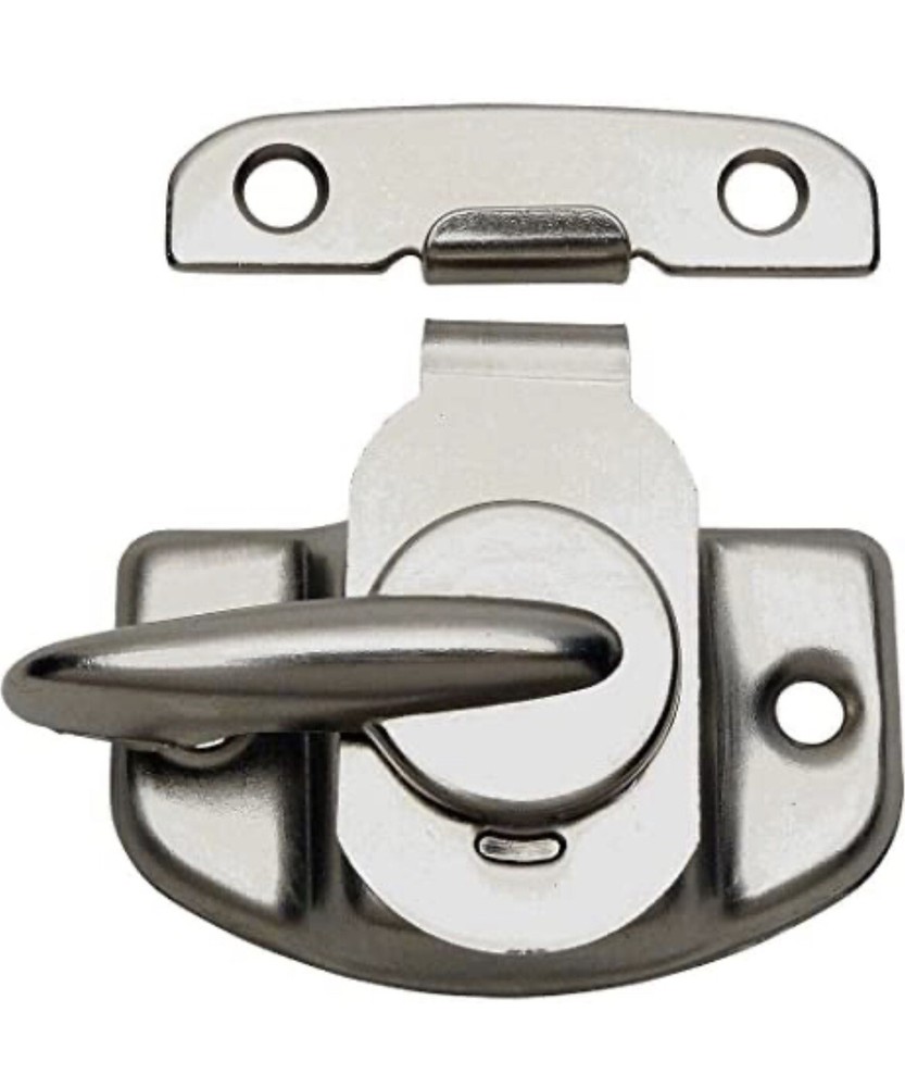 *10 Pack* Designers Impressions Satin Nickel Window Sash Lock: 53621-10