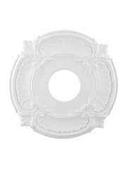 European Carved Design PU Ceiling Fan Medallion for Elegant For Home Decor