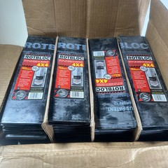 ROTBLOC 4X4 Fence Post Wrap 1 Case 160 Total Pieces Per Case Post Protector