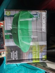 2 in 1 Outdoor Water Fountain & Faucet for Washing Hands after Gardening Green