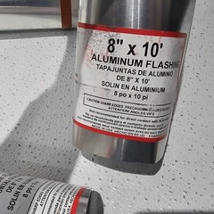 DAMAGED (Lot Of 3x) Amerimax Flashing Aluminum 8-In. x 10-Ft. “MADE In USA”