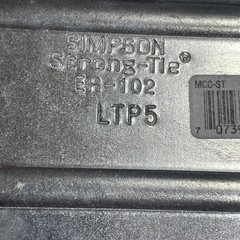 Simpson Strong-Tie LTP5 (quantity 16) 4-1/2 x 5-1/8-Inch Lateral Tie Plate 16