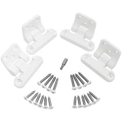 Armorguard Regency/Enclave White Nylon Stair Rail Hardware Kit