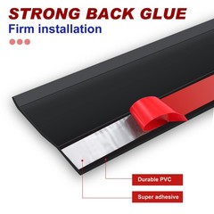 Nuogo Garage Door Seals Top and Sides 50 ft Weather 50 ft, Black
