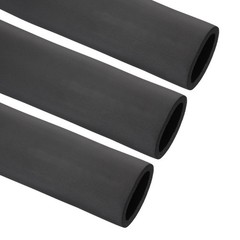 3pcs insulating foam pipe 43mm x 1.8m black for pipes